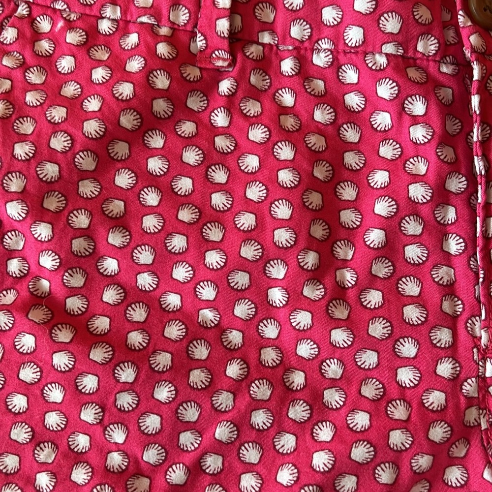 Old Navy Women's Shorts Size 8 Pink White Shells - Picture 2 of 4